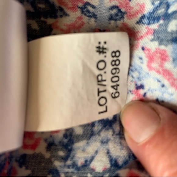 Tribal Blue and Pink Patterned Boho Blouse Size Small - Picture 14 of 14